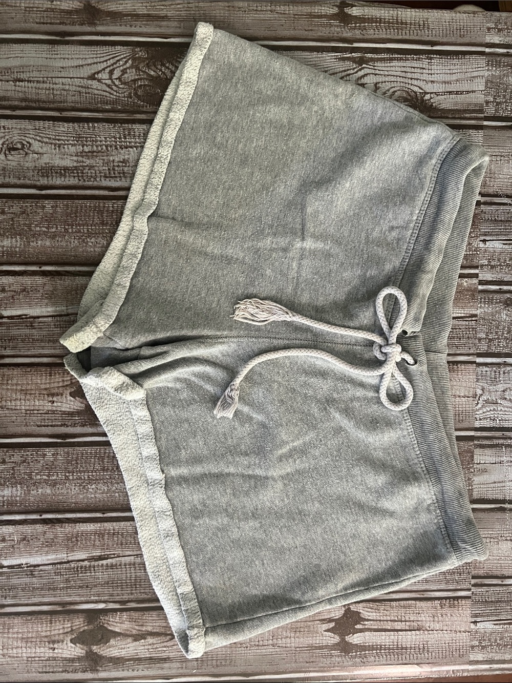 Moda International Gray Athletic Shorts with Drawstring